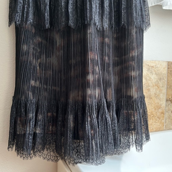 NWT BCBGMAXAZRIA Black Cocktail Dress. Size 12. - Picture 8 of 8